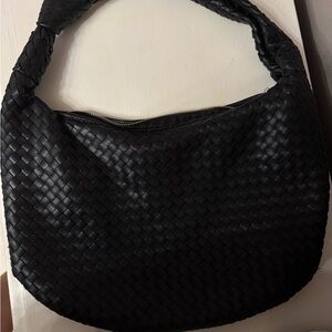 Elegant Black Woven Bag